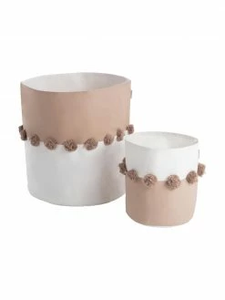 Panier de rangement avec pompons Seashell, Ø 37 x haut. 40 cm -Enfants & bébé Soldes 2022 Panier de rangement avec pompons Seashell 6