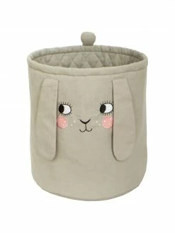 Roommate Panier de rangement chambre d'enfant Bunny, Ø 35 x haut. 40 cm