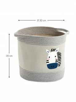 Panier de rangement enfant Zebra, Ø 30 x haut. 30 cm -Enfants & bébé Soldes 2022 Panier de rangement enfant Zebra 2