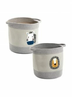 Panier de rangement enfant Zebra, Ø 30 x haut. 30 cm -Enfants & bébé Soldes 2022 Panier de rangement enfant Zebra 3