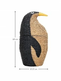 Bloomingville mini Panier de rangement pingouin Nena, Ø 37 cm -Enfants & bébé Soldes 2022 Panier de rangement pingouin Nena 2