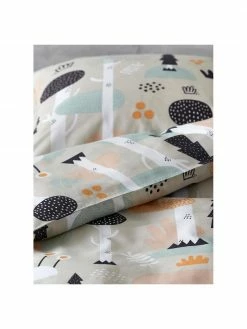 Södahl Parure de lit coton bio Magic Forest, larg. 100 x long. 140 cm + 1 taie d'oreiller 40 x 60 cm -Enfants & bébé Soldes 2022 Parure de lit coton bio Magic Forest 2