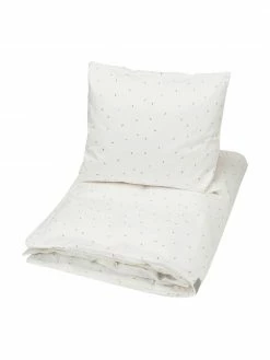 Cam Cam Copenhagen Parure de lit enfant satin de coton bio Flowing Leaf, larg. 100 x long. 135 cm + 1 taies d'oreiller 40 x 60 cmSeulement 1 produit disponible