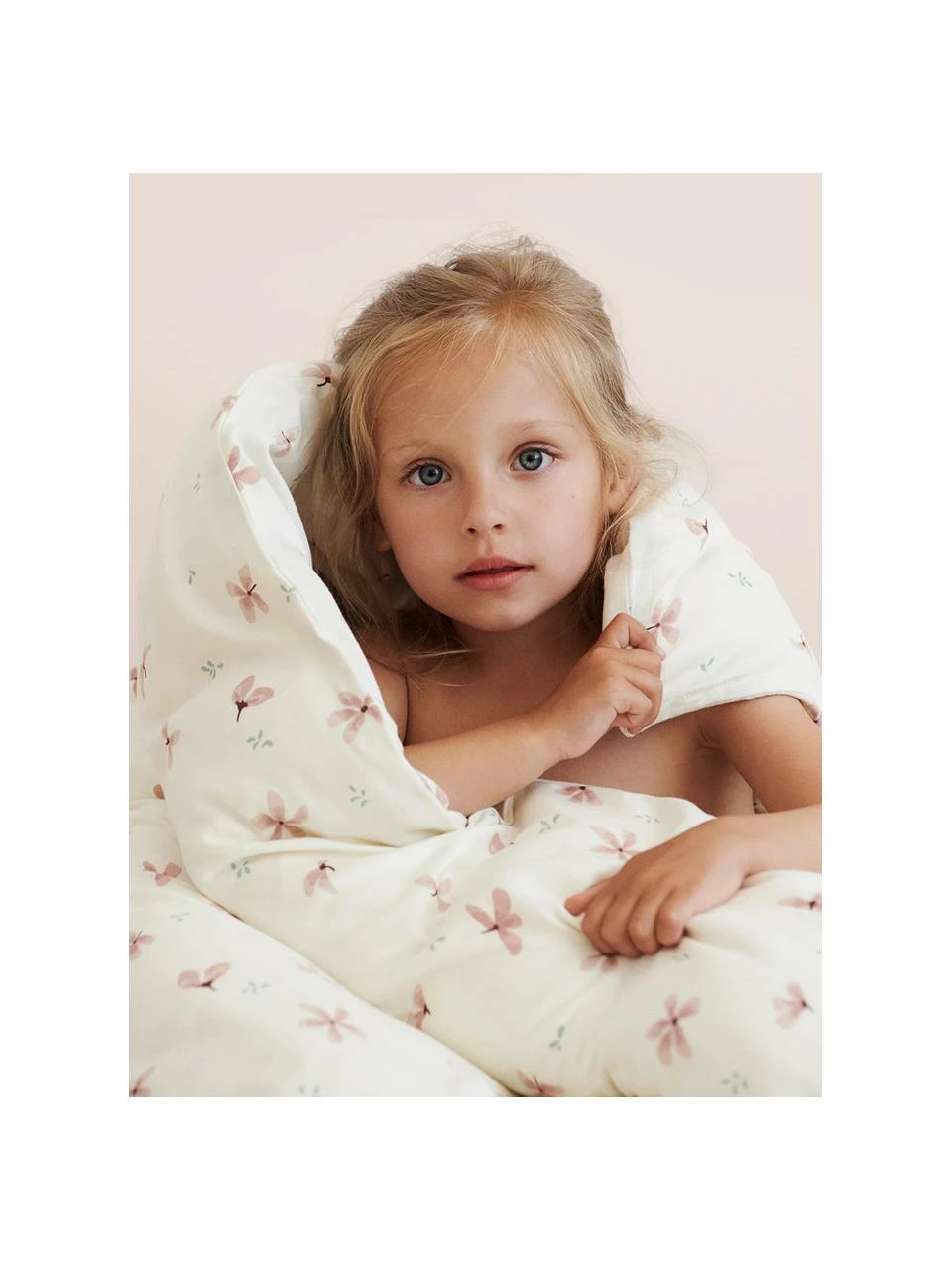 Cam Cam Copenhagen Parure de lit enfant satin de coton bio Windflower, larg. 100 x long. 135 cm + 1 taie d'oreiller 40 x 60 cm 4 Cam Cam Copenhagen Parure de lit enfant satin de coton bio Windflower, larg. 100 x long. 135 cm + 1 taie d'oreiller 40 x 60 cm – Image 2