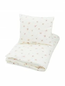 Cam Cam Copenhagen Parure de lit enfant satin de coton bio Windflower, larg. 100 x long. 135 cm + 1 taie d'oreiller 40 x 60 cm