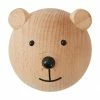 Patère en bois de hêtre Bear, larg. 5 x haut. 5 cm