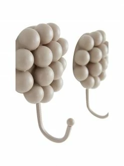 Patère porcelaine beige Benevento, 2 pièces, larg. 11 x haut. 16 cm -Enfants & bébé Soldes 2022 Patere porcelaine beige Benevento 2 pieces 5