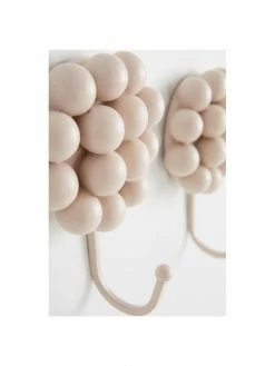 Patère porcelaine blanc crème Benevento, 2 pièces, larg. 11 x haut. 16 cm -Enfants & bébé Soldes 2022 Patere porcelaine blanc creme Benevento 2 pieces 2