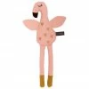 Roommate Peluche en coton bio Flamingo, larg. 15 x haut. 36 cm
