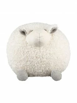 Peluche mouton blanc Shaggy, larg. 30 x haut. 30 cm -Enfants & bébé Soldes 2022 Peluche mouton blanc Shaggy 3