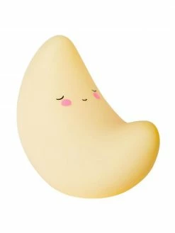 A Little Lovely Company Petit décoration lumineuse à LED avec minuterie Moon, larg. 16 x haut. 13 cm