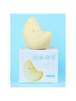 A Little Lovely Company Petit décoration lumineuse à LED avec minuterie Moon, larg. 16 x haut. 13 cm -Enfants & bébé Soldes 2022 Petit decoration lumineuse a LED avec minuterie Moon 3