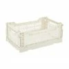 Aykasa Petite caisse de rangement Coconut Milk, empilable, larg. 27 x haut. 11 cm