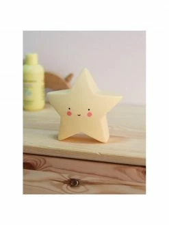 A Little Lovely Company Petite décoration lumineuse LED avec minuterie Star, larg. 14 x haut. 14 cm -Enfants & bébé Soldes 2022 Petite decoration lumineuse LED avec minuterie Star 1