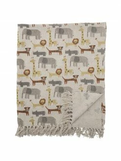 Bloomingville Plaid enfant Brett, larg. 80 x long. 100 cm