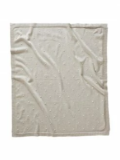 Plaid enfant coton bio beige Alessia, larg. 80 x long. 100 cm -Enfants & bébé Soldes 2022 Plaid enfant coton bio beige Alessia 2