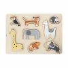 Bloomingville mini Puzzle en bois Farm, larg. 28 x haut. 2 cm -Enfants & bébé Soldes 2022 Puzzle en bois Farm