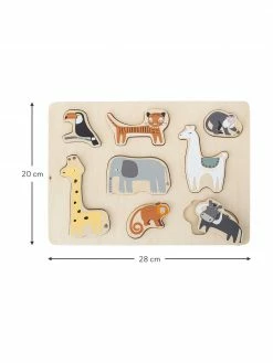 Bloomingville mini Puzzle en bois Farm, larg. 28 x haut. 2 cm -Enfants & bébé Soldes 2022 Puzzle en bois Farm 2
