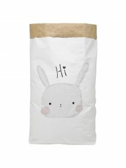 Little Nice Things Sac de rangement Rabbit, larg. 60 x haut. 90 cm