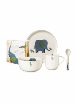 Asa Service de table enfant Emma Elefant, 5 élém., Lot de différentes taillesDisponibilité limitée