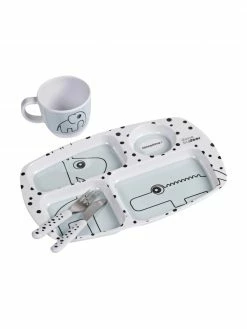 Service de table enfant Happy Dots, 4 élém., Lot de différentes taillesSeulement 1 produit disponible