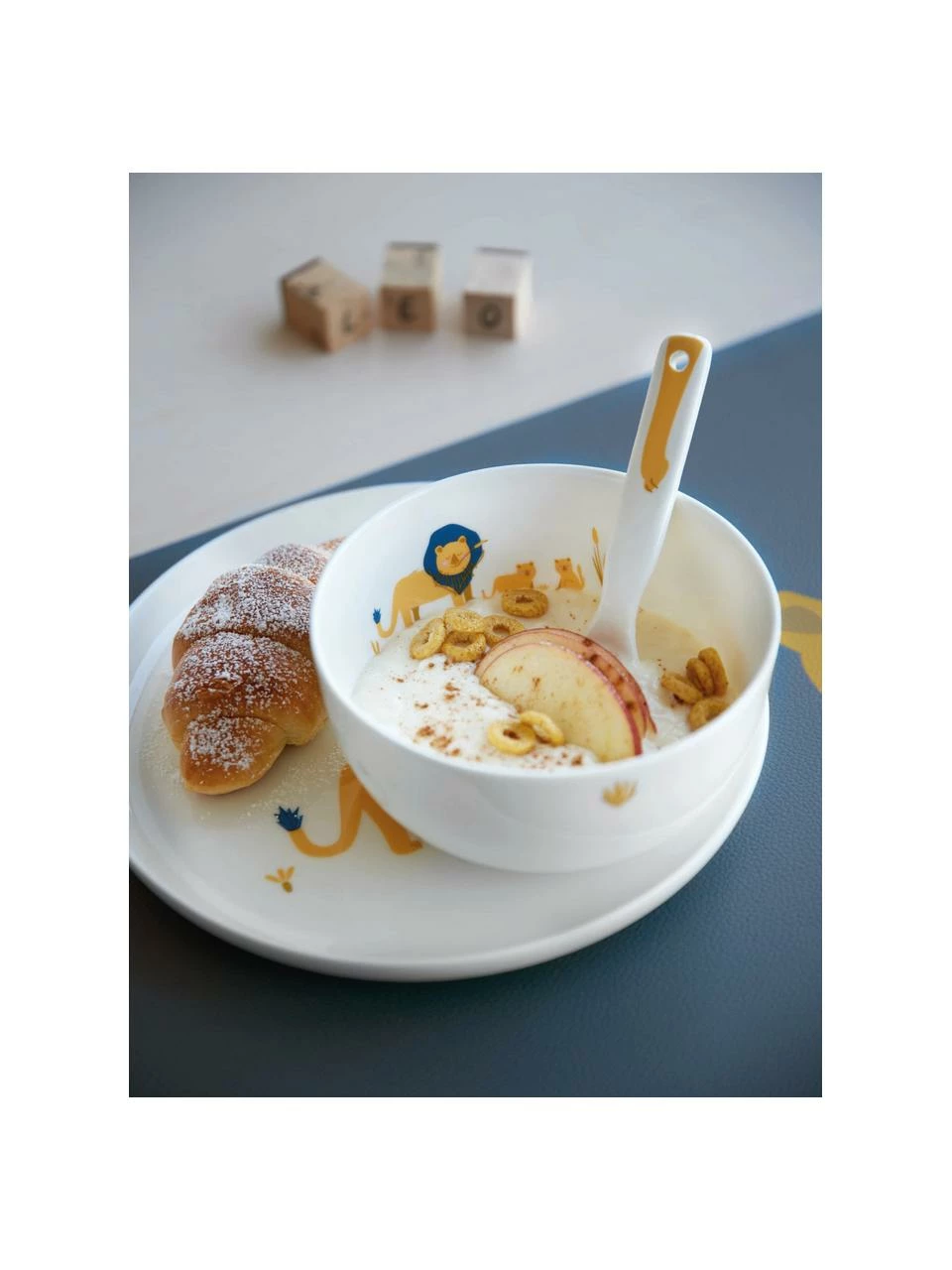 Asa Service de table enfant Leo Löwe, 5 élém., Lot de différentes tailles 4 Asa Service de table enfant Leo Löwe, 5 élém., Lot de différentes tailles – Image 2