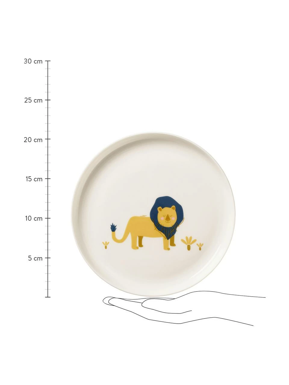 Asa Service de table enfant Leo Löwe, 5 élém., Lot de différentes tailles 5 Asa Service de table enfant Leo Löwe, 5 élém., Lot de différentes tailles – Image 3