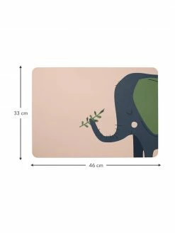 Asa Set de table enfant Leo Emma Elefant, 2 pièces, larg. 33 x long. 46 cm -Enfants & bébé Soldes 2022 Set de table enfant Leo Emma Elefant 2 pieces 2