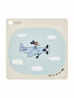 Sets de table Aeroplane, larg. 38 x long. 38 cm