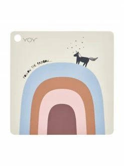 Sets de table Rainbow, larg. 38 x long. 38 cm