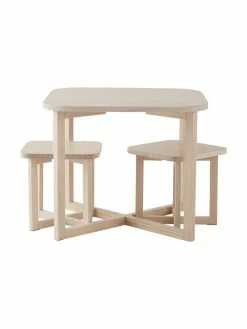 Table avec tabourets en bois pour enfants Benny, 3 élém., Lot de différentes tailles -Enfants & bébé Soldes 2022 Table avec tabourets en bois pour enfants Benny 3 elem 3