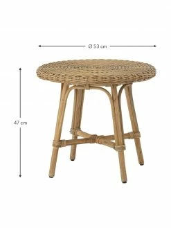 Bloomingville mini Table pour enfant rotin Hortense, Ø 53 x haut. 47 cmDisponibilité limitée -Enfants & bébé Soldes 2022 Table pour enfant rotin Hortense 3