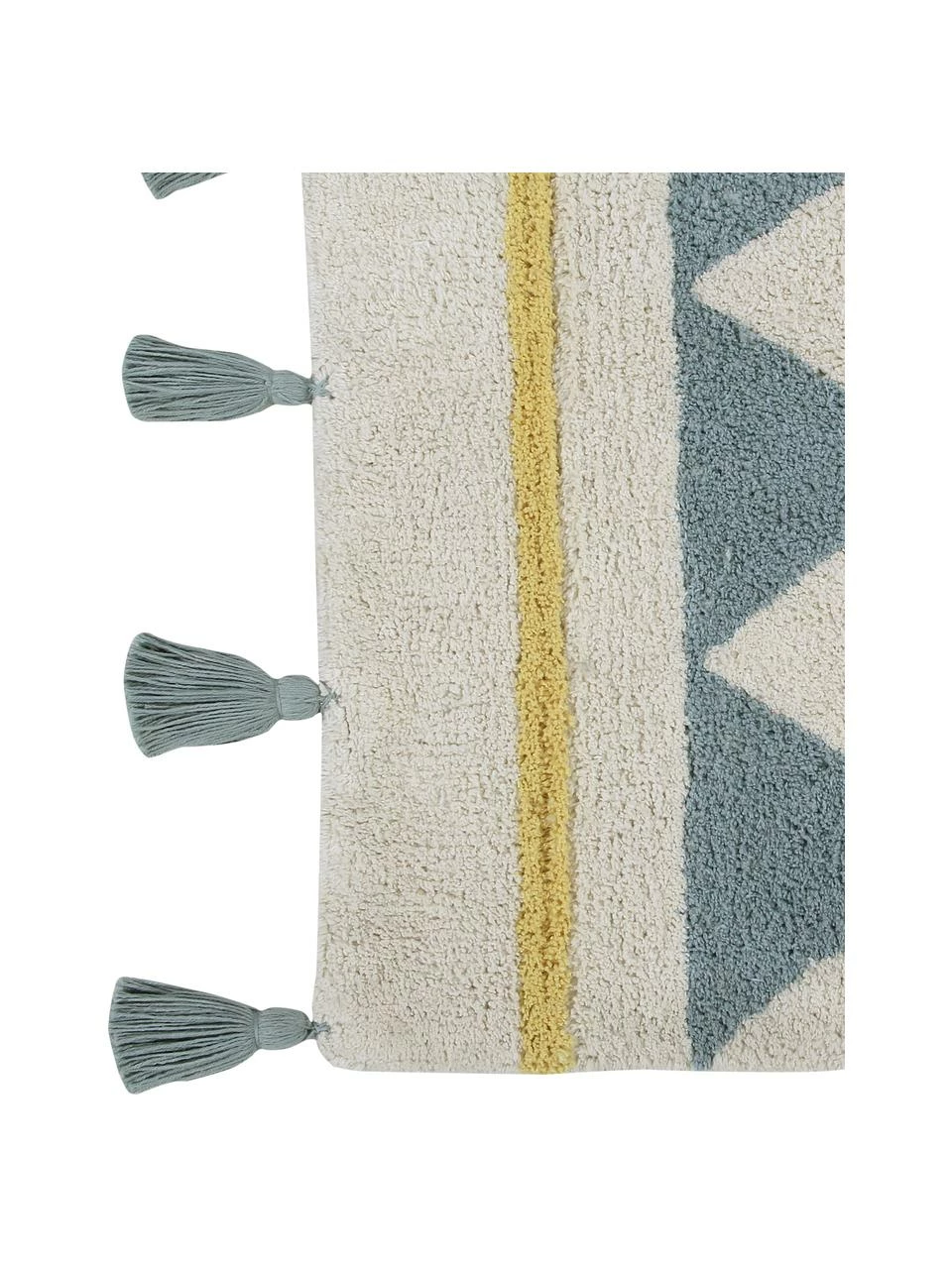 Lorena Canals Tapis en coton ethnique Azteca, larg. 120 x long. 160 cm (taille S) 7 Lorena Canals Tapis en coton ethnique Azteca, larg. 120 x long. 160 cm (taille S) – Image 5