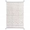 Lorena Canals Tapis en coton ethnique Azteca, larg. 90 x long. 130 cm (taille XS)