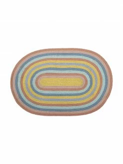 Bloomingville mini Tapis ovale en jute Ralia, larg. 75 x long. 50 cm