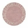 Lorena Canals Tapis rond design letters ABC, Ø 150 cm (taille M) -Enfants & bébé Soldes 2022 Tapis rond design letters ABC