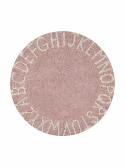 Lorena Canals Tapis rond design letters ABC, Ø 150 cm (taille M)