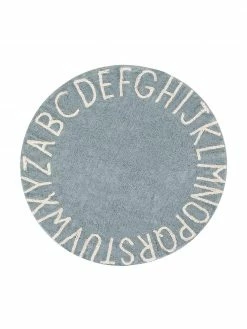 Lorena Canals Tapis rond design letters ABC, Ø 150 cm (taille M)