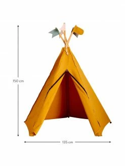 Roommate Tipi pour enfant en coton bio Hippie, larg. 135 x haut. 135 cm -Enfants & bébé Soldes 2022 Tipi pour enfant en coton bio Hippie 11