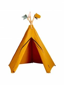 Roommate Tipi pour enfant en coton bio Hippie, larg. 135 x haut. 135 cm