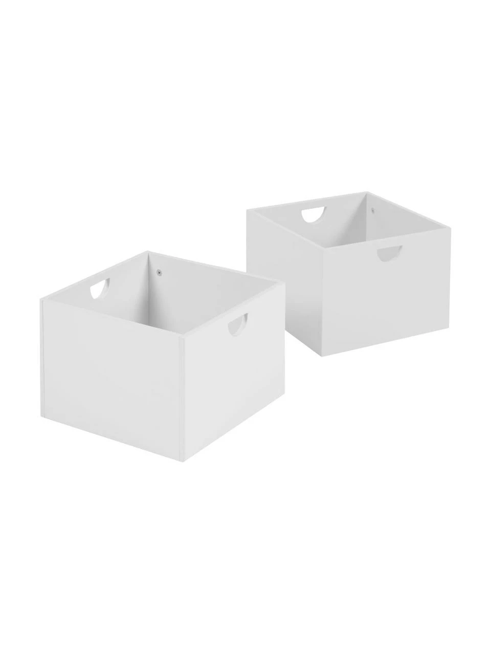 Tiroir de rangement blanc Nunila, 2 pièces, larg. 36 x haut. 25 cmDisponibilité limitée 3 Tiroir de rangement blanc Nunila, 2 pièces, larg. 36 x haut. 25 cmDisponibilité limitée