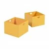 Tiroir de rangement jaune Nunila, 2 pièces, larg. 36 x haut. 25 cmDisponibilité limitée