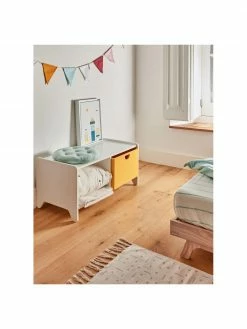 Tiroir de rangement jaune Nunila, 2 pièces, larg. 36 x haut. 25 cmDisponibilité limitée -Enfants & bébé Soldes 2022 Tiroir de rangement jaune Nunila 2 pieces 4